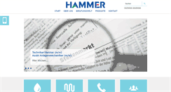 Desktop Screenshot of hammer-heizung.de
